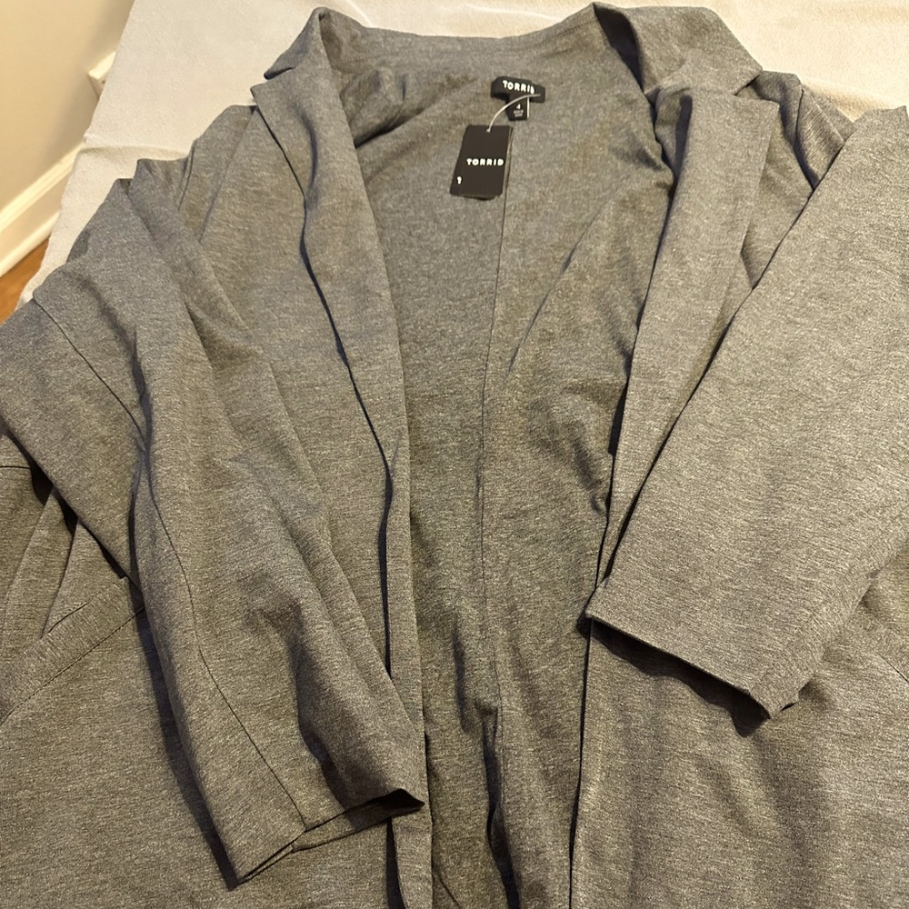 NWT 4x Torrid Gray Blazer